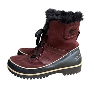 Sorel Tivoli ll Waterproof Women’s Sz 8 Fleece Lined Short Lace-up Boot